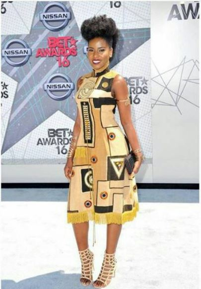 MzVee at the BET Awards.