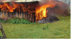 Ogiek home in Kenya's Mau Forest have been set on fire