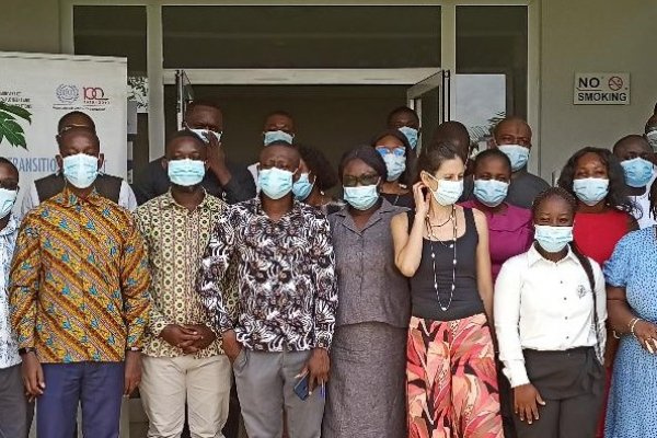 Participants at a sensitization workshop by MELR and the ILO