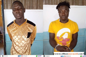 Suspects Musdeen Issahaku and Alhassan Musah