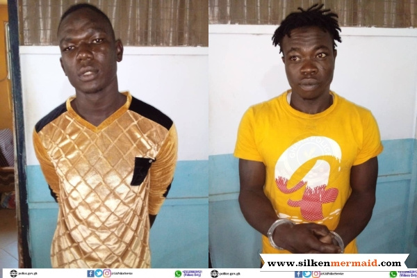 Suspects Musdeen Issahaku and Alhassan Musah