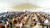 File photo: Students during an examination