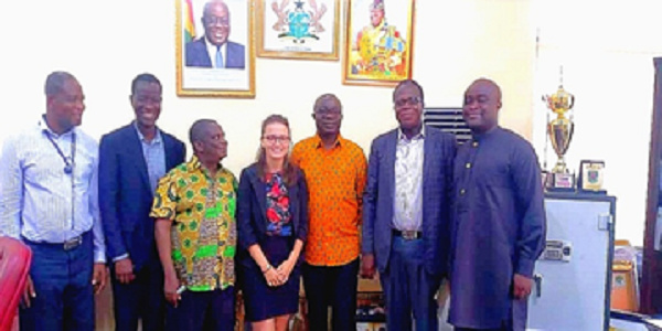 A World Bank delegation with KMA officials