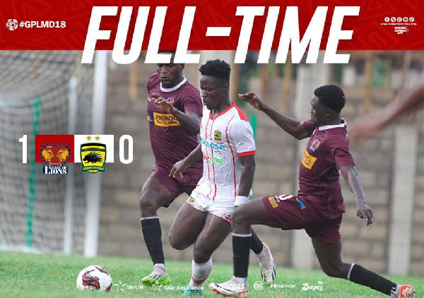 Hearts of Lions beat Asante Kotoko in the GPL