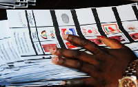 File photo of a ballot paper