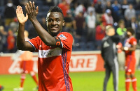 David Accam was on the score-sheet for Chicago Fire