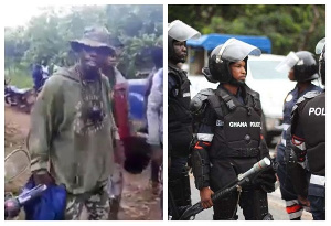 Kwame Ani And Some Officers Of The Police Service 