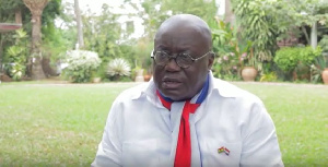 Akufo-Addo at his residence