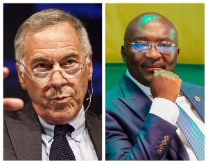 Vice President Dr. Mahamudu Bawumia and Prof Steve Hanke