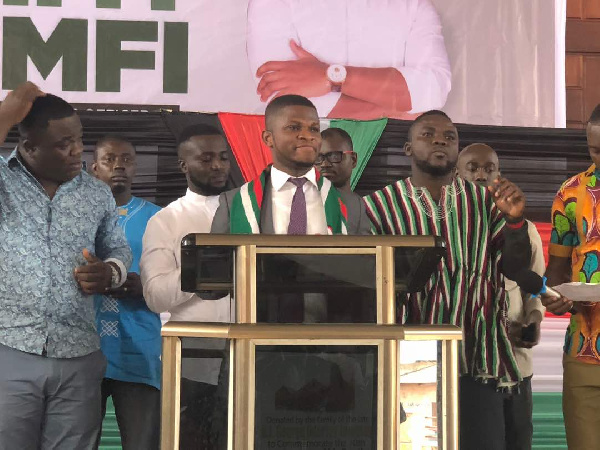 Sammy Gyamfi (C), National Communication Officer Hopeful, NDC.