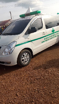 The Ambulance donated by Jinapor