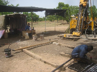 File photo: A cross-section of Shaanxi Mining Ghana Ltd