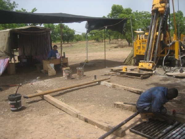 File photo: A cross-section of Shaanxi Mining Ghana Ltd