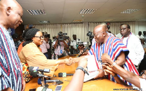 Nana Addo Dankwa Akufo-Addo submits his presidential nominee form to EC