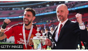 Manchester United skipper Bruno Fernandes scored his first EPL goal since 24 April against Chelsea