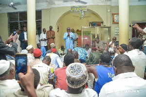 Dr Mahamudu Bawumia was addressing Muslims community during his tour to the Volta Region