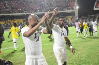 Ghana scored Guinea Bissau two goals