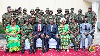 President made this known when he interacted with the Ghanaian troops stationed in The Gambia