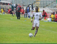 Ghana midfielder Emmanuel Agyemang-Badu in action