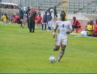 Ghana midfielder Emmanuel Agyemang-Badu in action