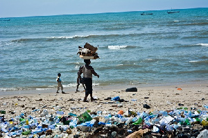 The lake serves as a source of water for the peopl of Yeji