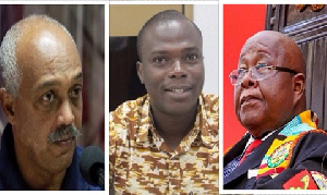 [L-R] Casely-Hayford, Braimah, Prof. Oquaye