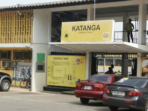 Front view of the 'all-male' Katanga hall