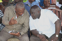 President John Dramani Mahama and Chief of Staff, Julius Debrah