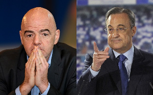 Gianni Infantino And Florentino Perez