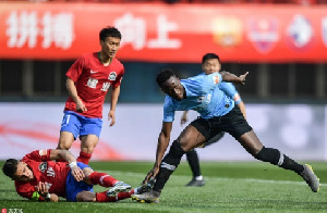 Emmanuel Boateng bagged a brace for Dalian