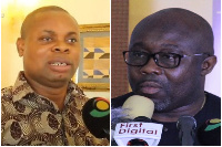 George Andah, Deputy Communications Minister (Left), Franklin Cudjoe (Right)