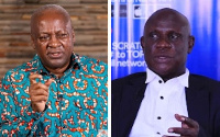 John Dramani Mahama and Nana Obiri Boahen