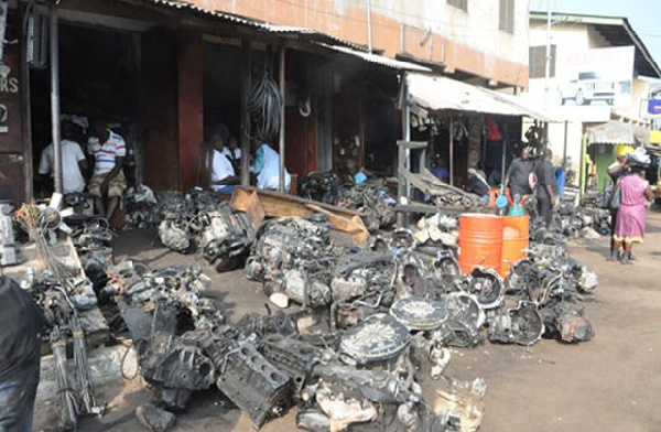 Spare parts dealers at Abossey-Okai have been asked to relocate