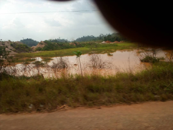 Residents criticized the government's perceived laxity in tackling the galamsey menace