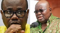 President Nana Addo Dankwa Akufo-Addo and Kwesi Nyantakyi