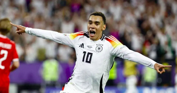 Jamal Musiala, 21, has scored three goals in four games at Euro 2024