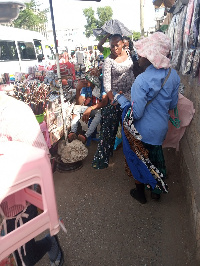 Some traders have returned to selling on the pavements