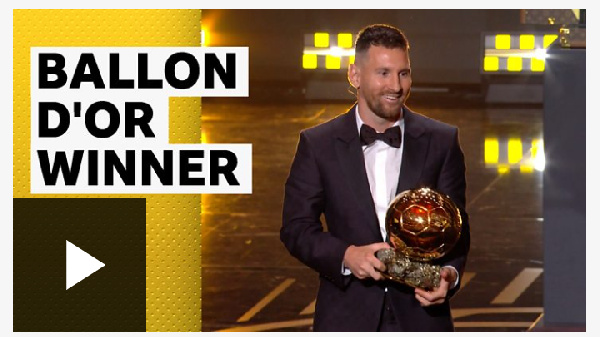 2023 Ballon d'Or: Lionel Messi wins record eighth Ballon d'Or