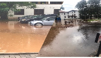 Mensah Sarbah Hall and other areas were affected by the flood