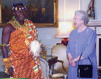 The Asantehene met with Queen Elizabeth II