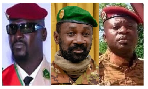 Coup leaders in some West African countries