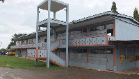 One of the classroom blocks put up by the old students