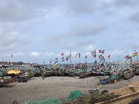 Fishermen at Abrofo Mpoanu in the Cape Coast Metropolis