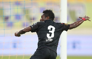 Gyan scores in injury return