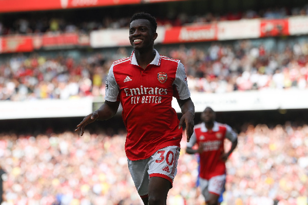 Arsenal striker Eddie Nketiah