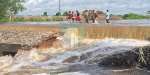 Part Of Accra Winneba Highway