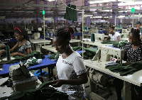 File photo of women working in an unknown factory