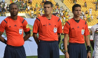 Mehdi Abid (middle) will be assisted by Algeria