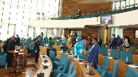 A session at the East African Legislative Assembly (EALA) chambers in Arusha, Tanzania