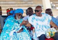 Akufo-Addo with Shaykh Osman Nuhu Sharubutu